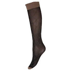 Hype The Detail Knee-High Logo Strømper, Beige